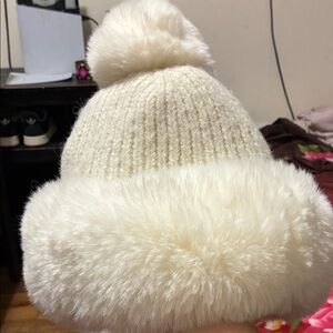 Cozy Cream Kids Beanie